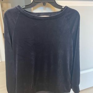 Loft velvet top NWOT